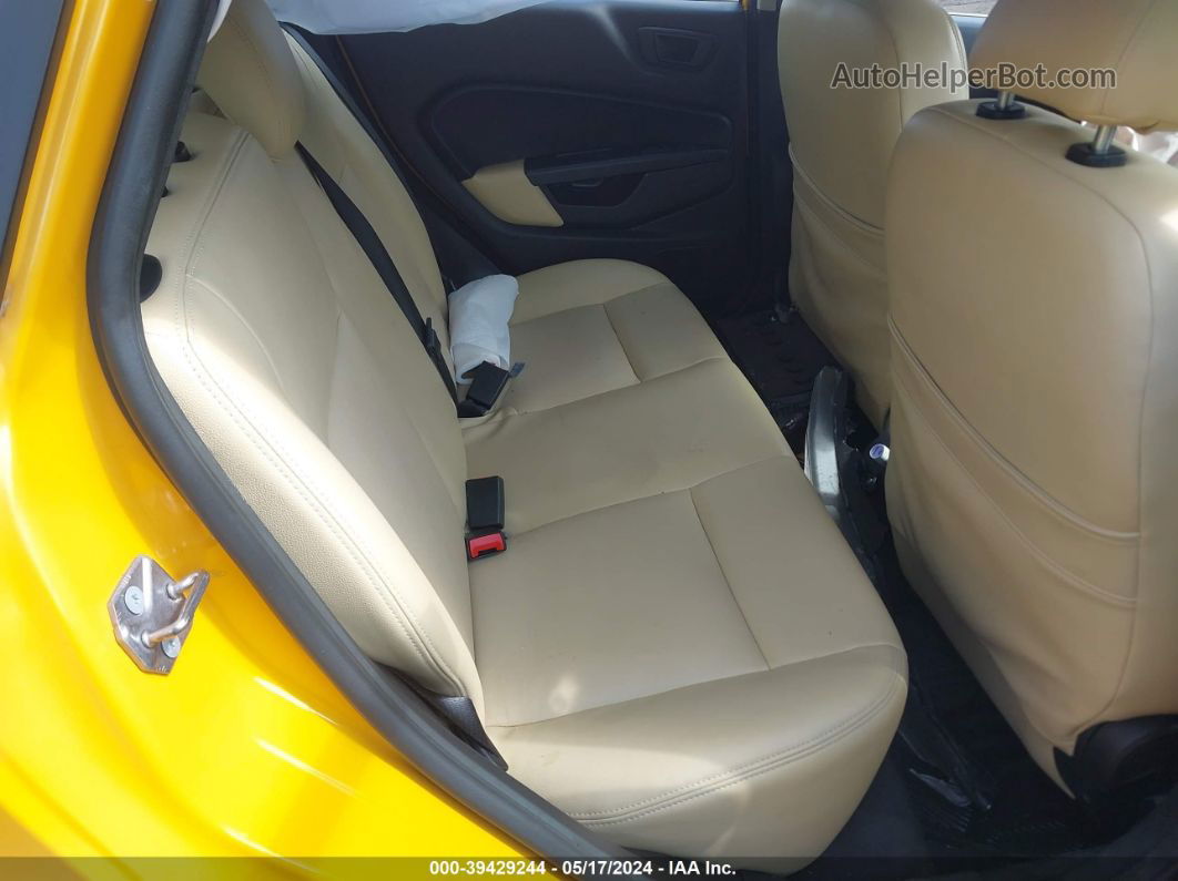 2011 Ford Fiesta Ses Yellow vin: 3FADP4FJ9BM145645