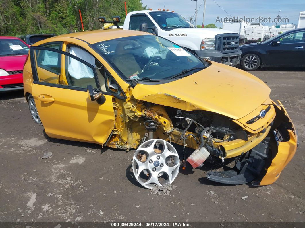 2011 Ford Fiesta Ses Yellow vin: 3FADP4FJ9BM145645