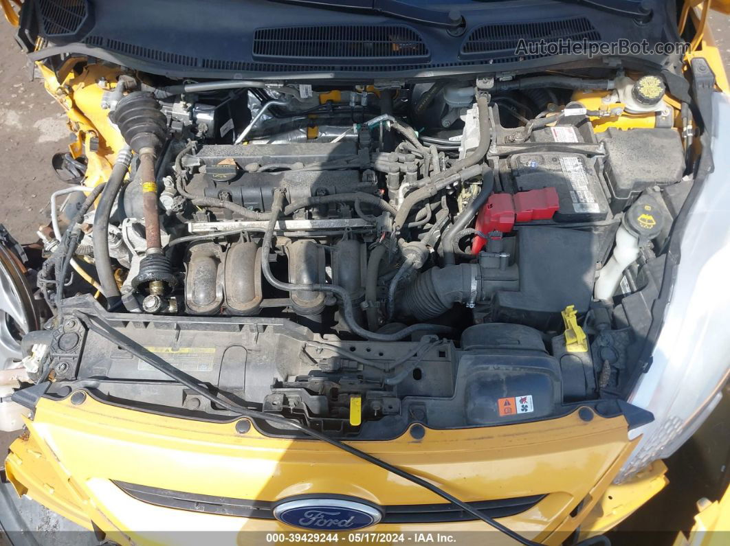 2011 Ford Fiesta Ses Yellow vin: 3FADP4FJ9BM145645