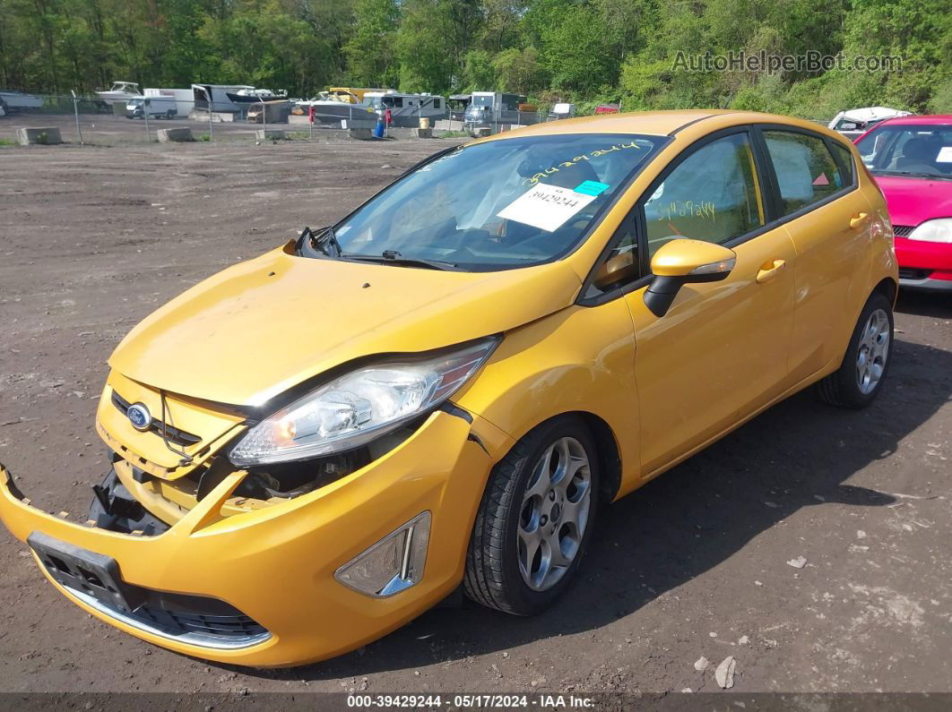 2011 Ford Fiesta Ses Yellow vin: 3FADP4FJ9BM145645