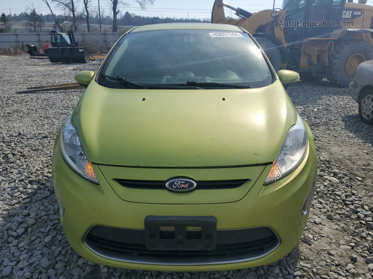 2011 Ford Fiesta Ses Green vin: 3FADP4FJ9BM189256