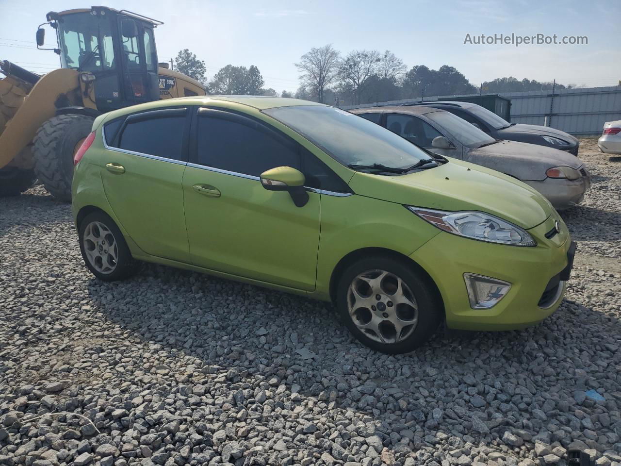 2011 Ford Fiesta Ses Green vin: 3FADP4FJ9BM189256