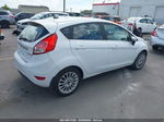 2015 Ford Fiesta Titanium White vin: 3FADP4FJ9FM123621