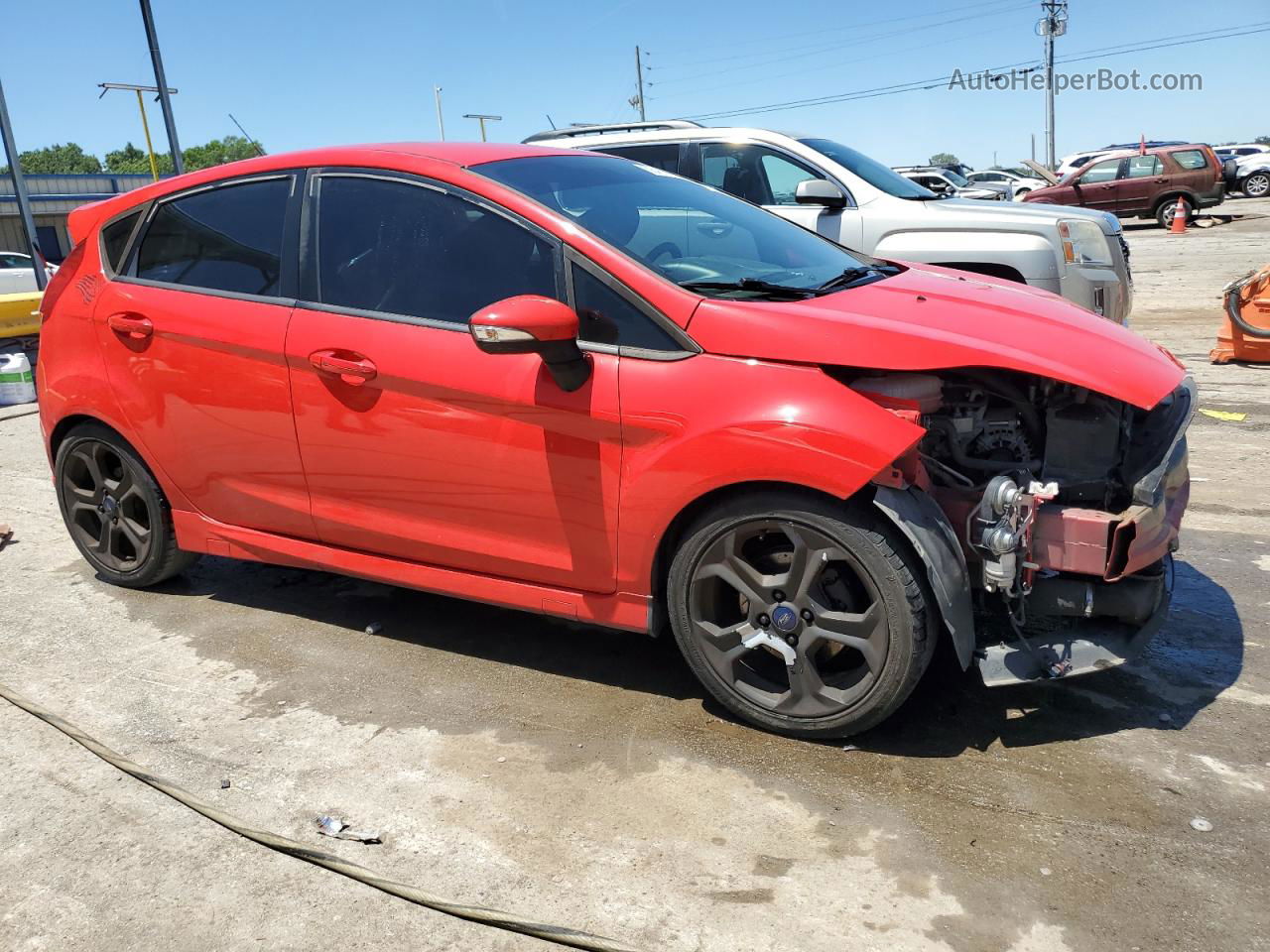 2015 Ford Fiesta St Red vin: 3FADP4GX0FM117211