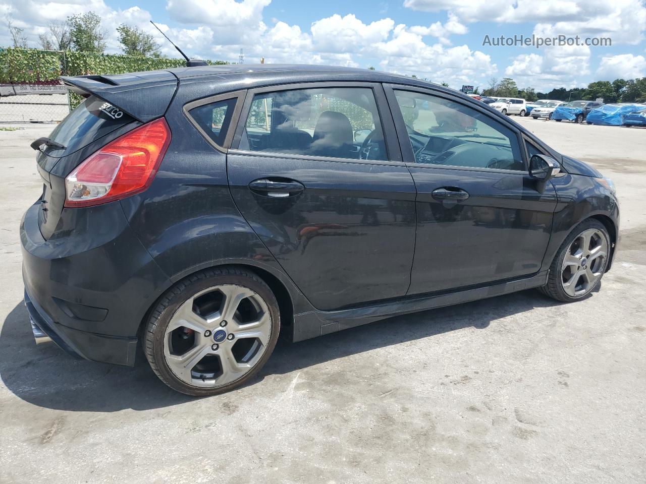 2015 Ford Fiesta St Black vin: 3FADP4GX0FM176145