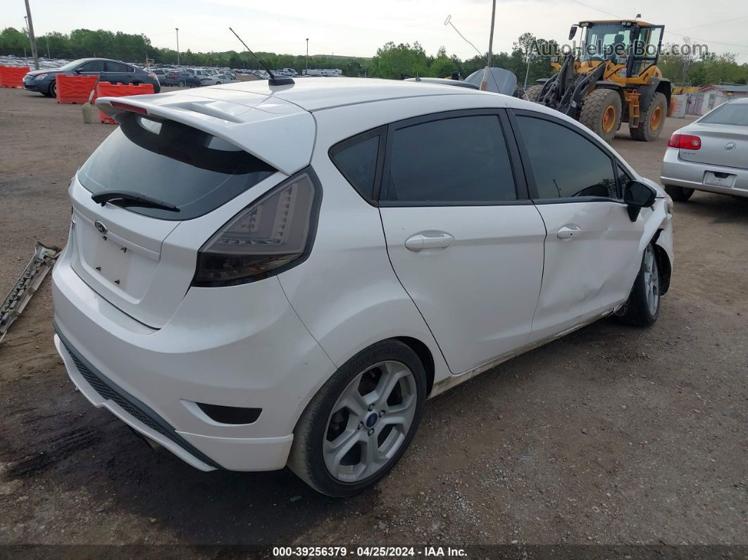 2017 Ford Fiesta St White vin: 3FADP4GX0HM150129