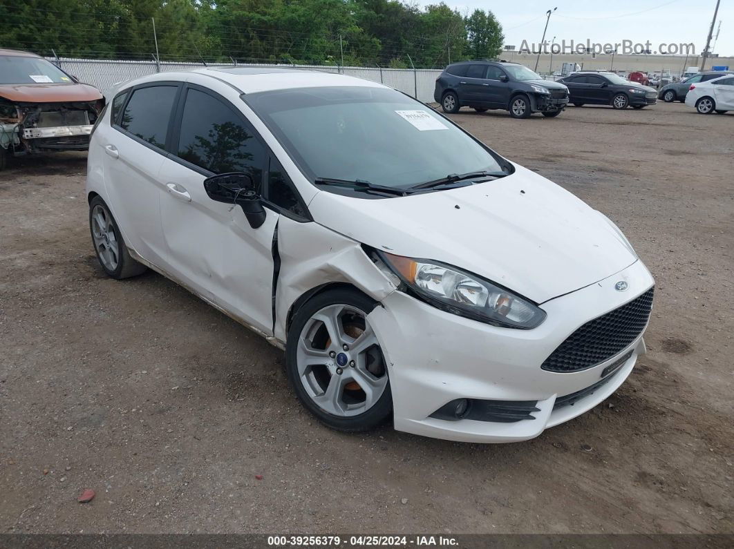 2017 Ford Fiesta St White vin: 3FADP4GX0HM150129