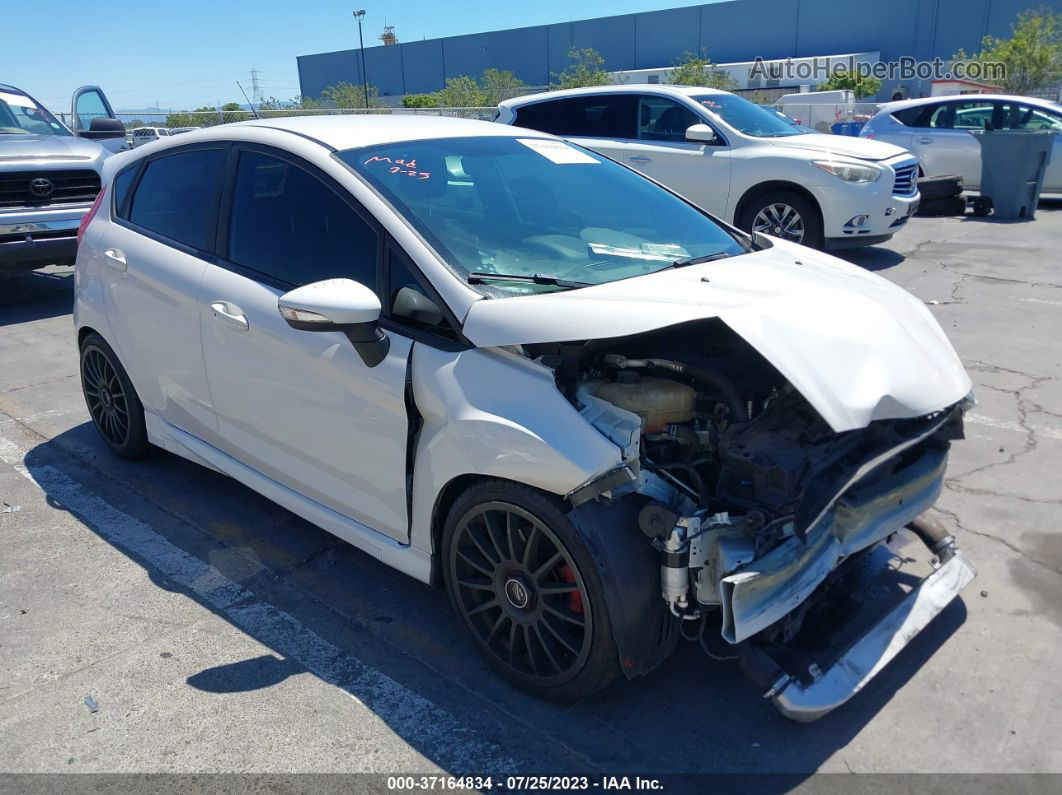 2019 Ford Fiesta St White vin: 3FADP4GX0KM139980