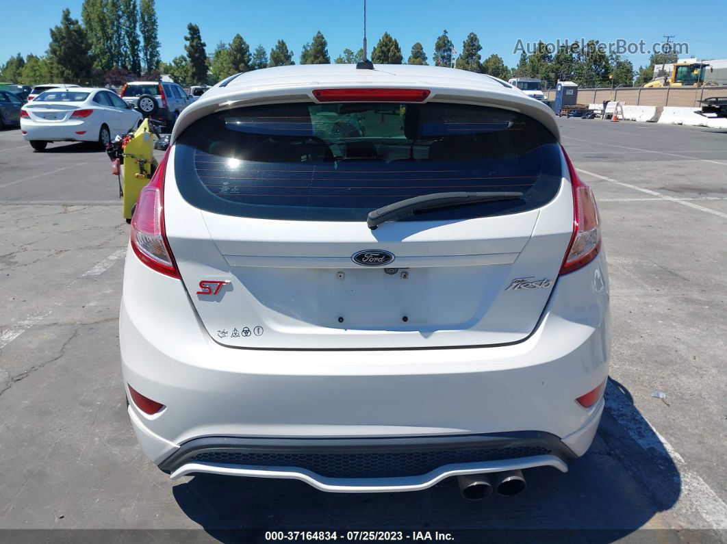 2019 Ford Fiesta St White vin: 3FADP4GX0KM139980