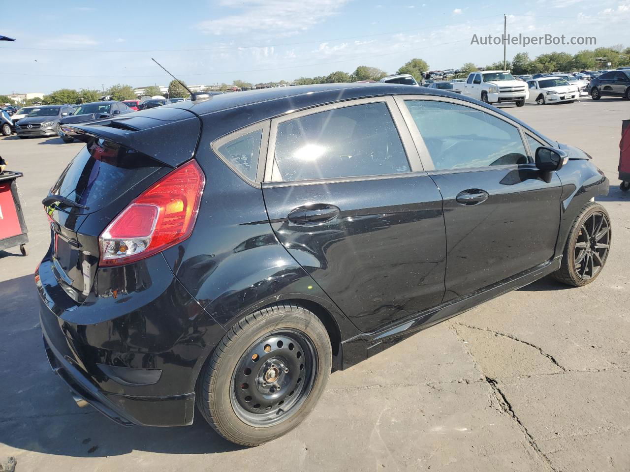 2016 Ford Fiesta St Black vin: 3FADP4GX1GM118790