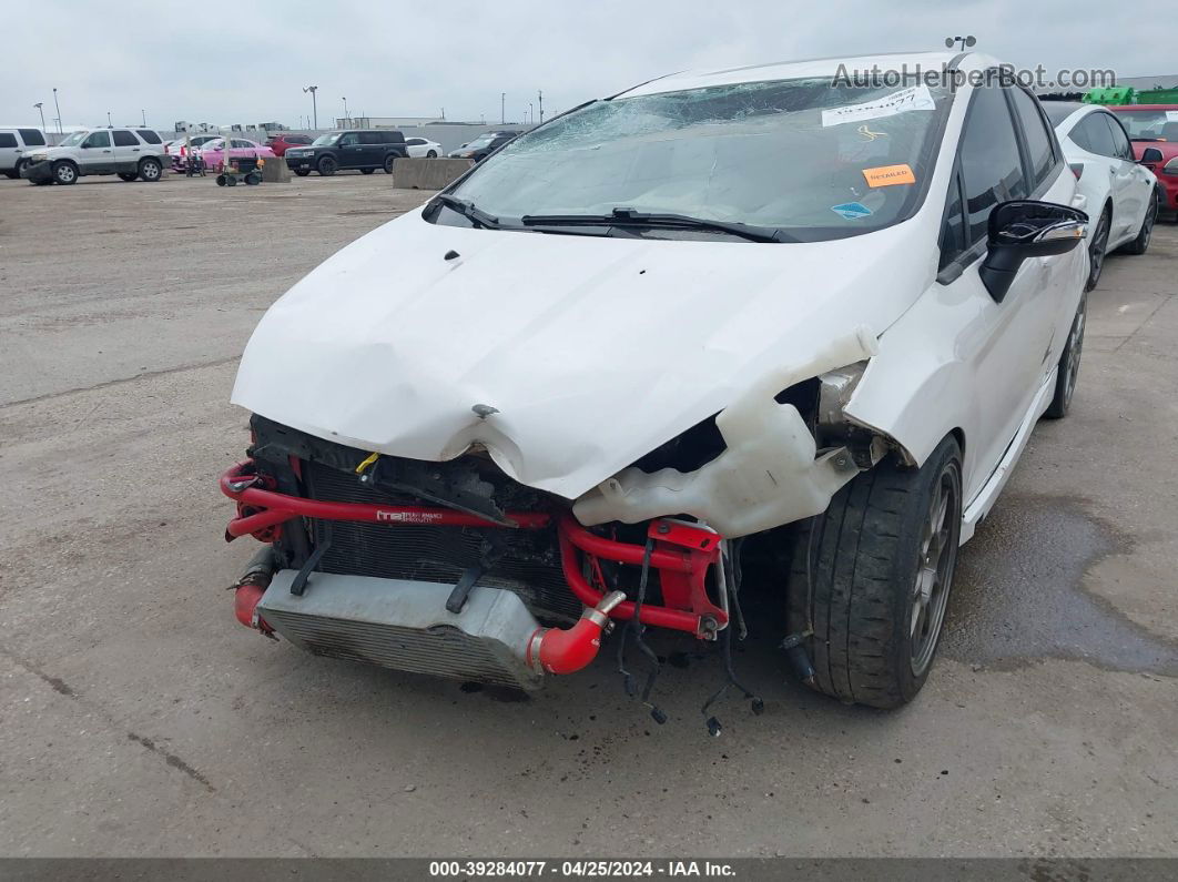 2016 Ford Fiesta St White vin: 3FADP4GX1GM136139