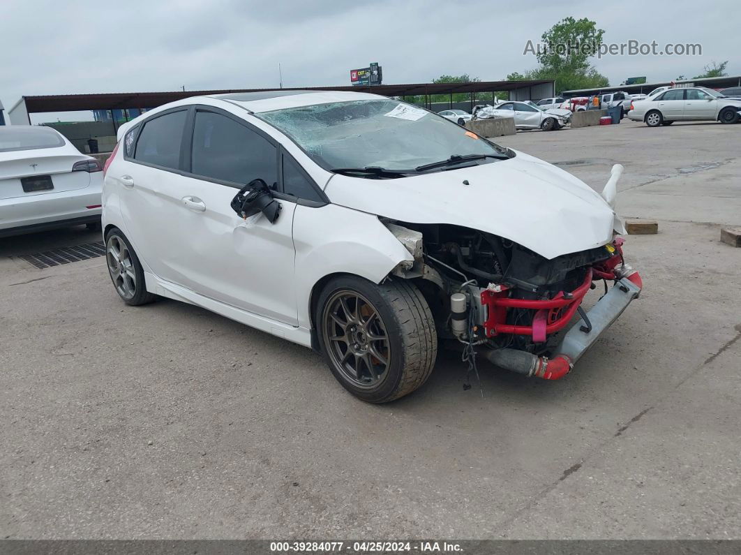 2016 Ford Fiesta St White vin: 3FADP4GX1GM136139