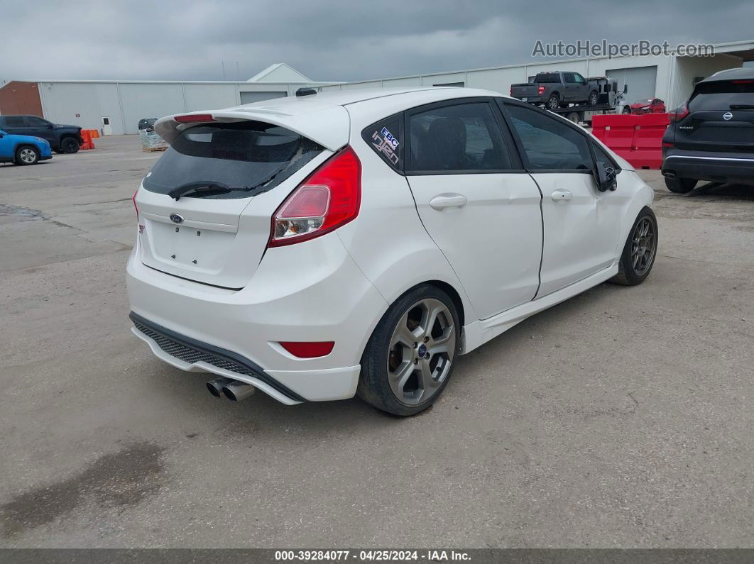 2016 Ford Fiesta St White vin: 3FADP4GX1GM136139