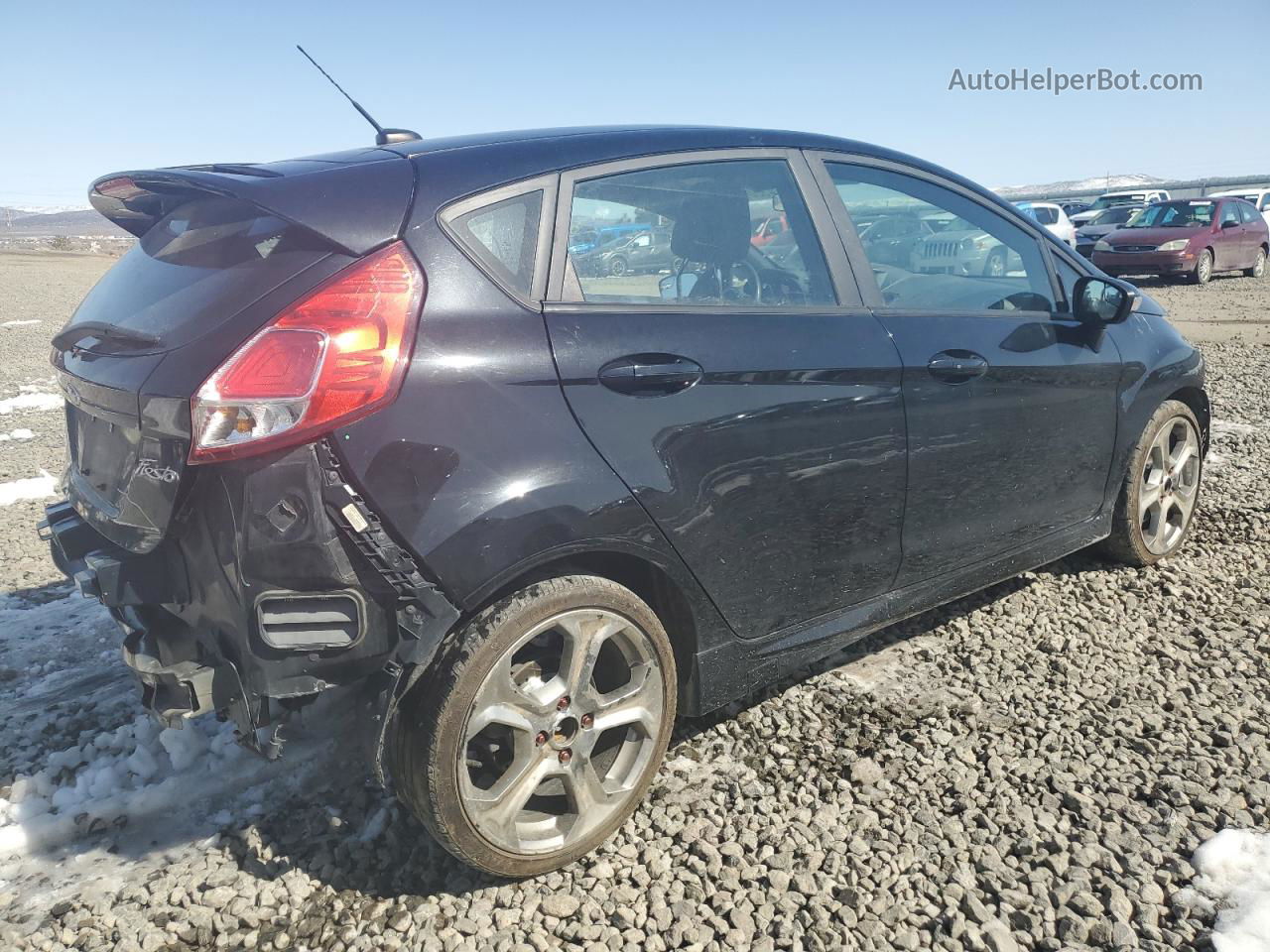 2017 Ford Fiesta St Black vin: 3FADP4GX1HM112859