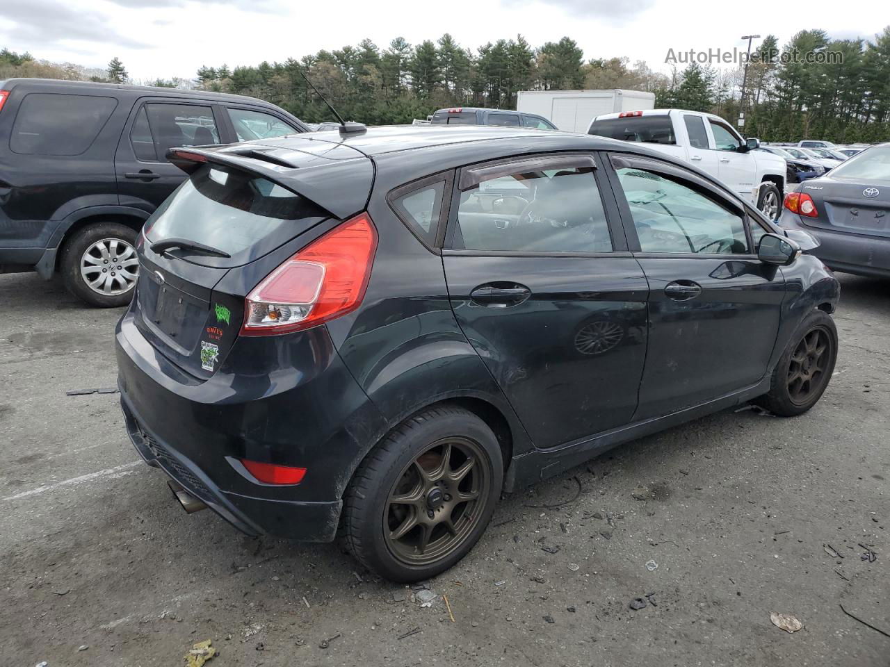 2015 Ford Fiesta St Black vin: 3FADP4GX2FM170962