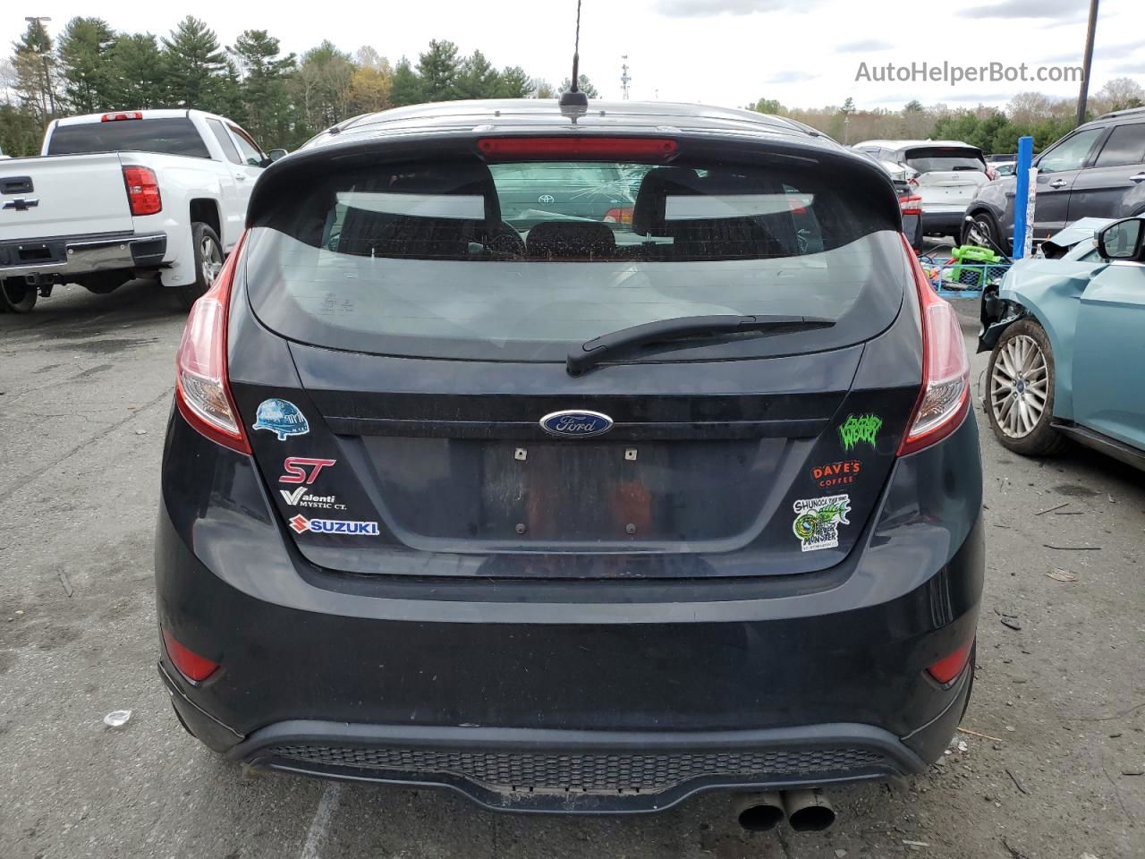 2015 Ford Fiesta St Black vin: 3FADP4GX2FM170962