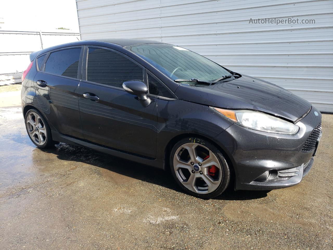 2015 Ford Fiesta St Черный vin: 3FADP4GX2FM203605