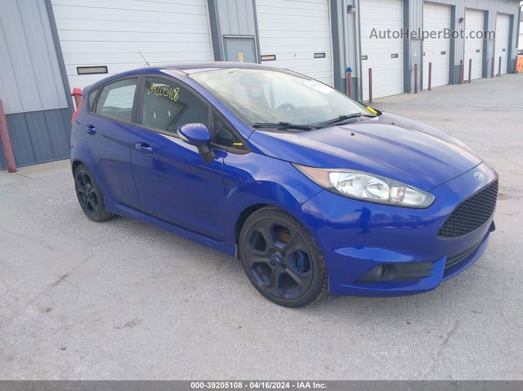 2015 Ford Fiesta St Синий vin: 3FADP4GX3FM132995