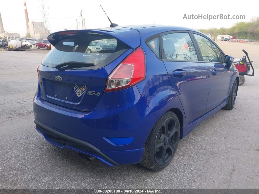 2015 Ford Fiesta St Синий vin: 3FADP4GX3FM132995