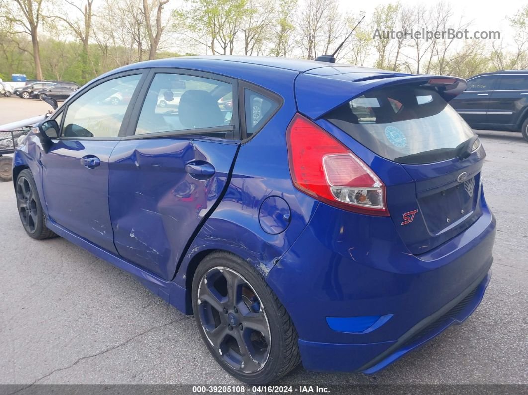 2015 Ford Fiesta St Синий vin: 3FADP4GX3FM132995