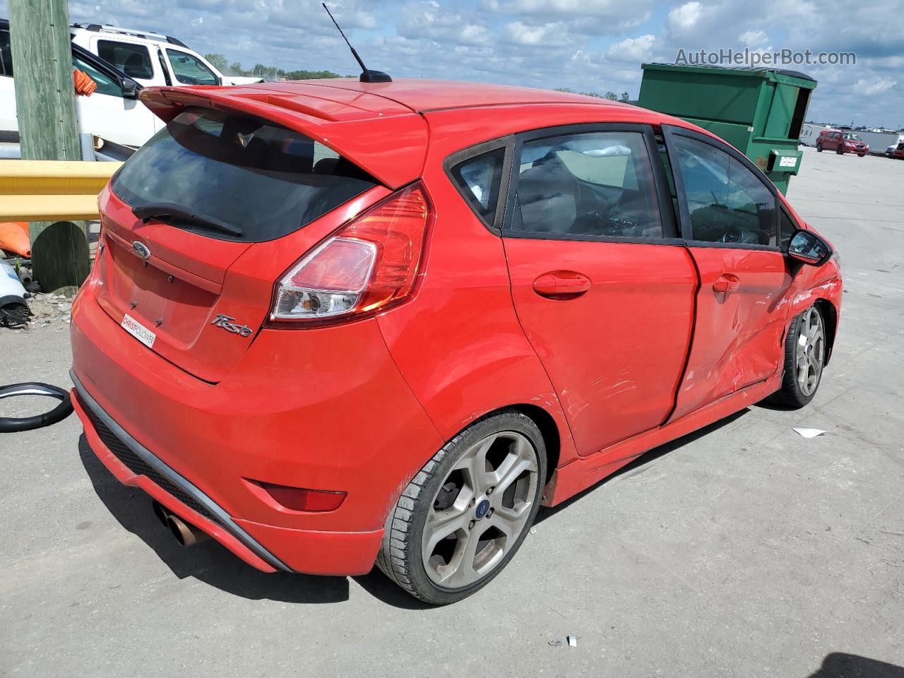 2015 Ford Fiesta St Red vin: 3FADP4GX3FM146301