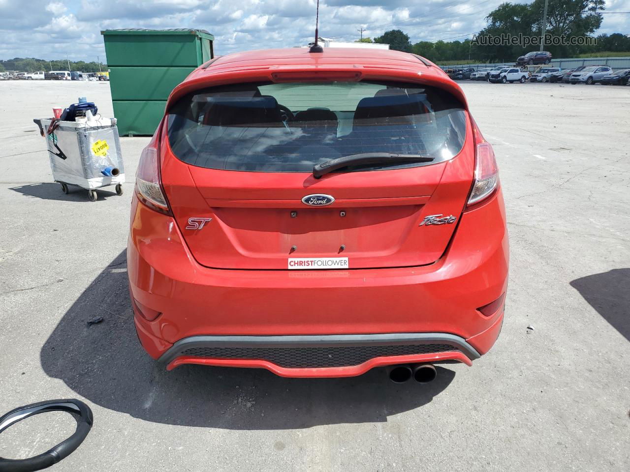 2015 Ford Fiesta St Red vin: 3FADP4GX3FM146301