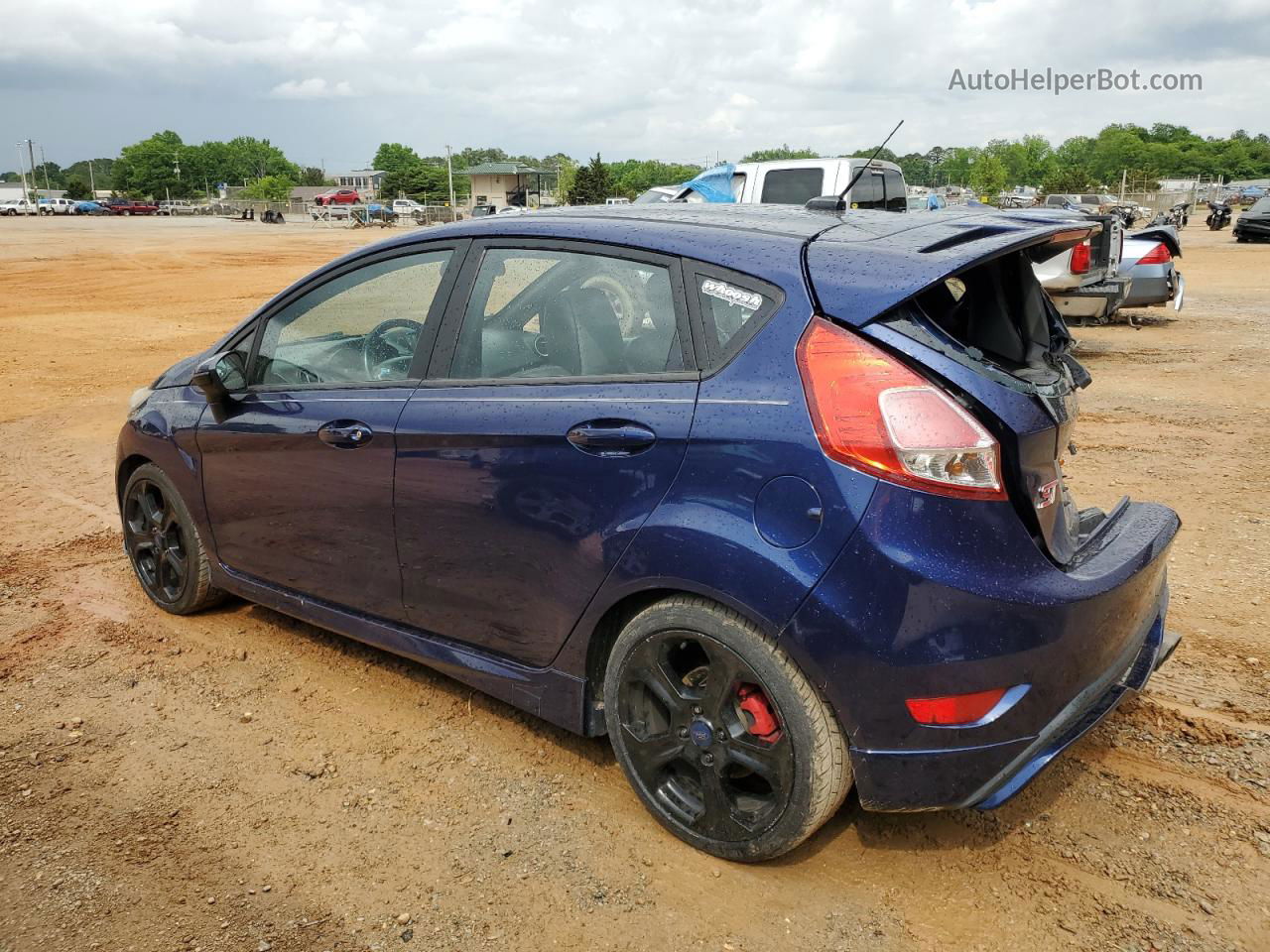 2016 Ford Fiesta St Blue vin: 3FADP4GX3GM111274