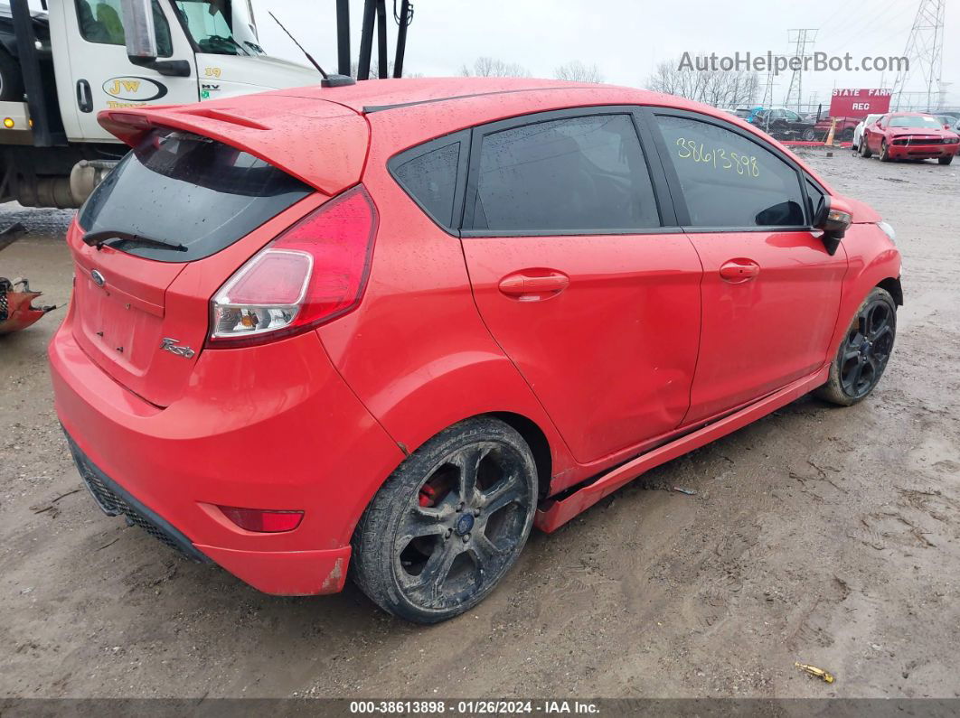 2016 Ford Fiesta St Оранжевый vin: 3FADP4GX3GM180997