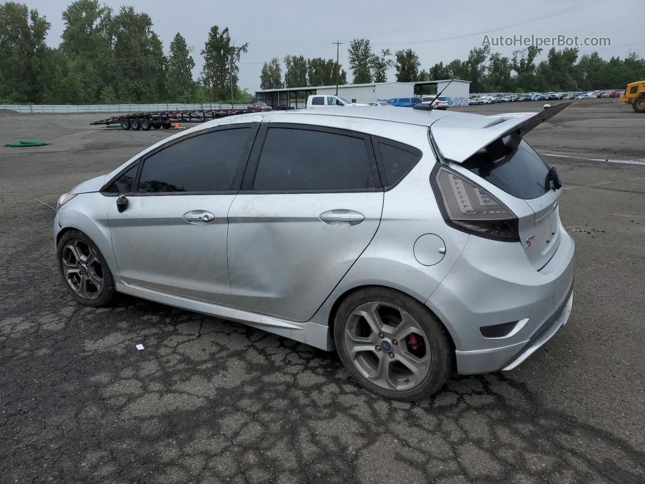 2015 Ford Fiesta St Silver vin: 3FADP4GX4FM191005