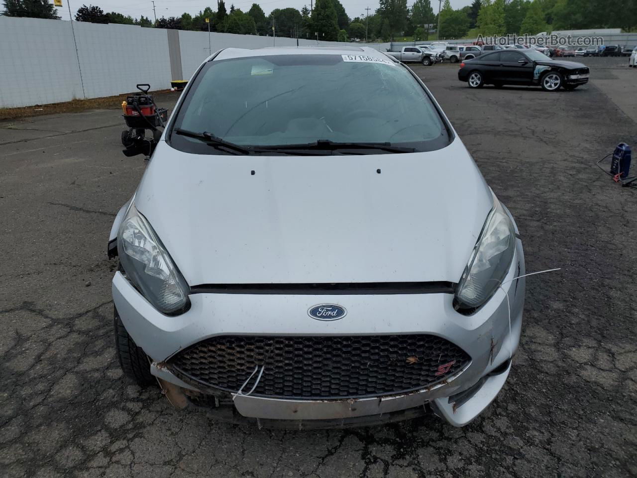 2015 Ford Fiesta St Silver vin: 3FADP4GX4FM191005