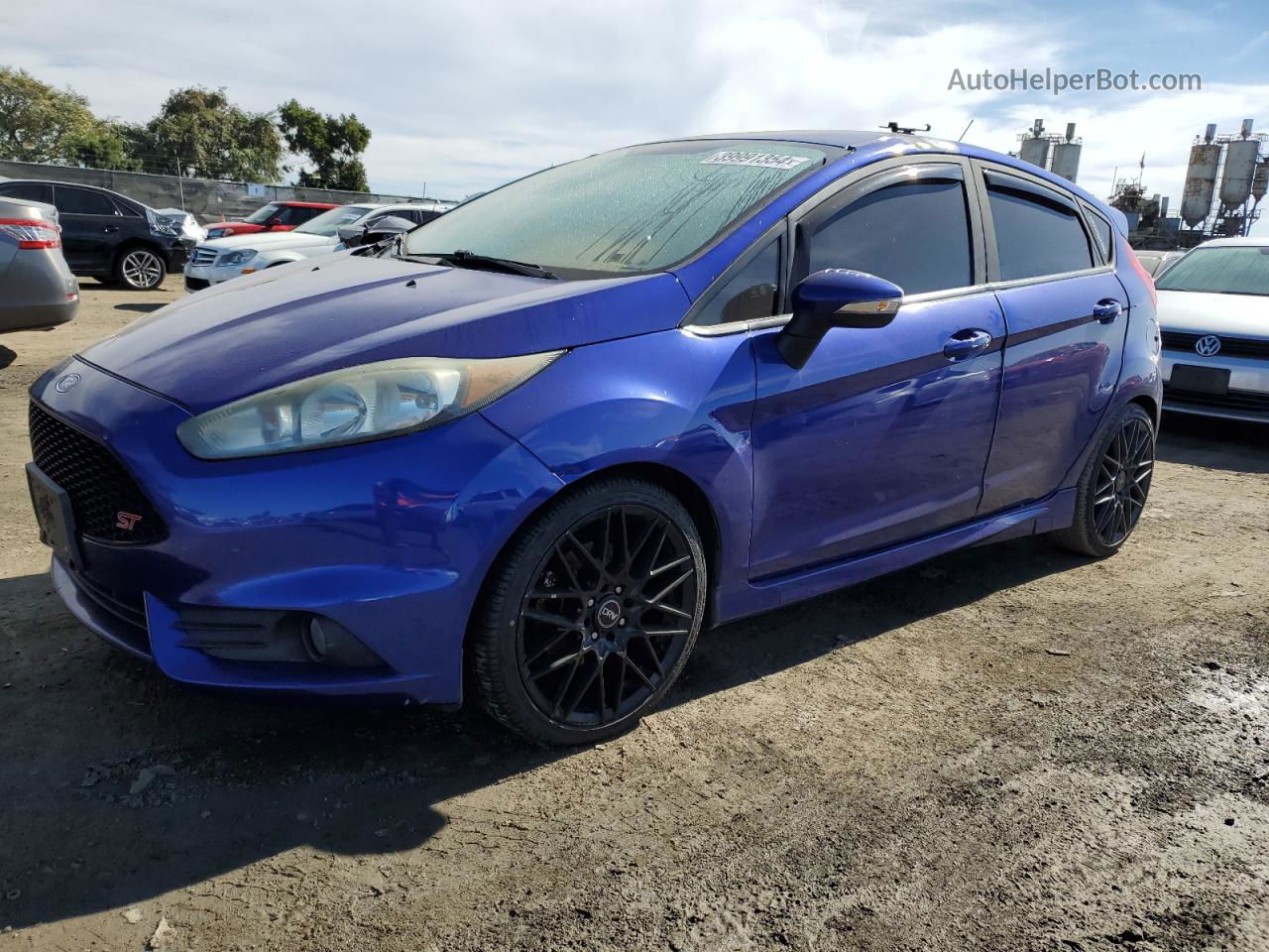 2015 Ford Fiesta St Blue vin: 3FADP4GX5FM172320