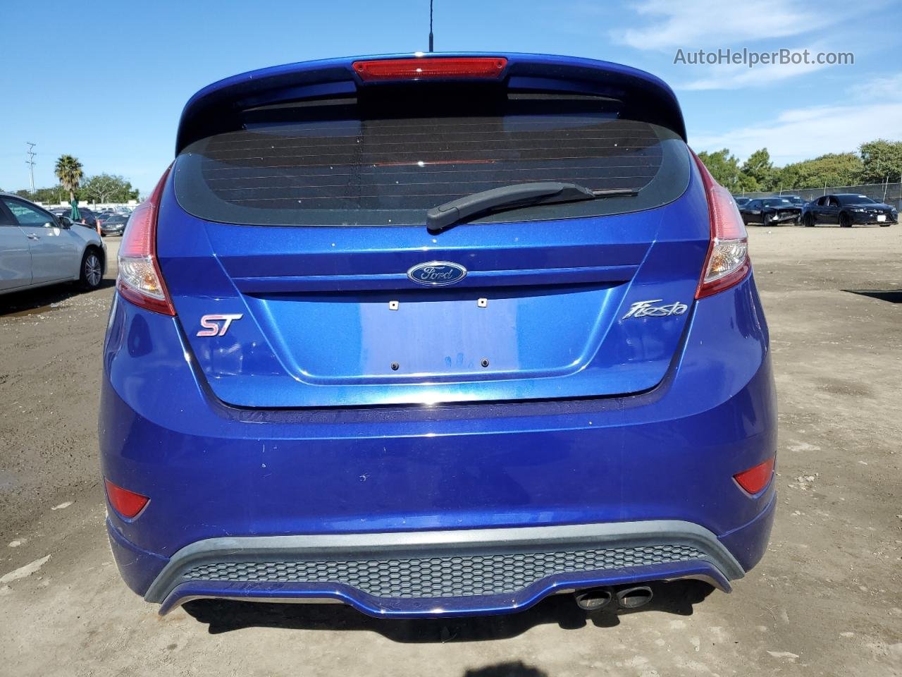 2015 Ford Fiesta St Blue vin: 3FADP4GX5FM172320