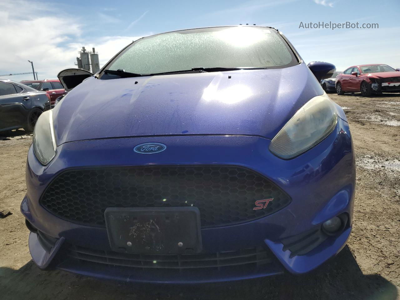 2015 Ford Fiesta St Blue vin: 3FADP4GX5FM172320