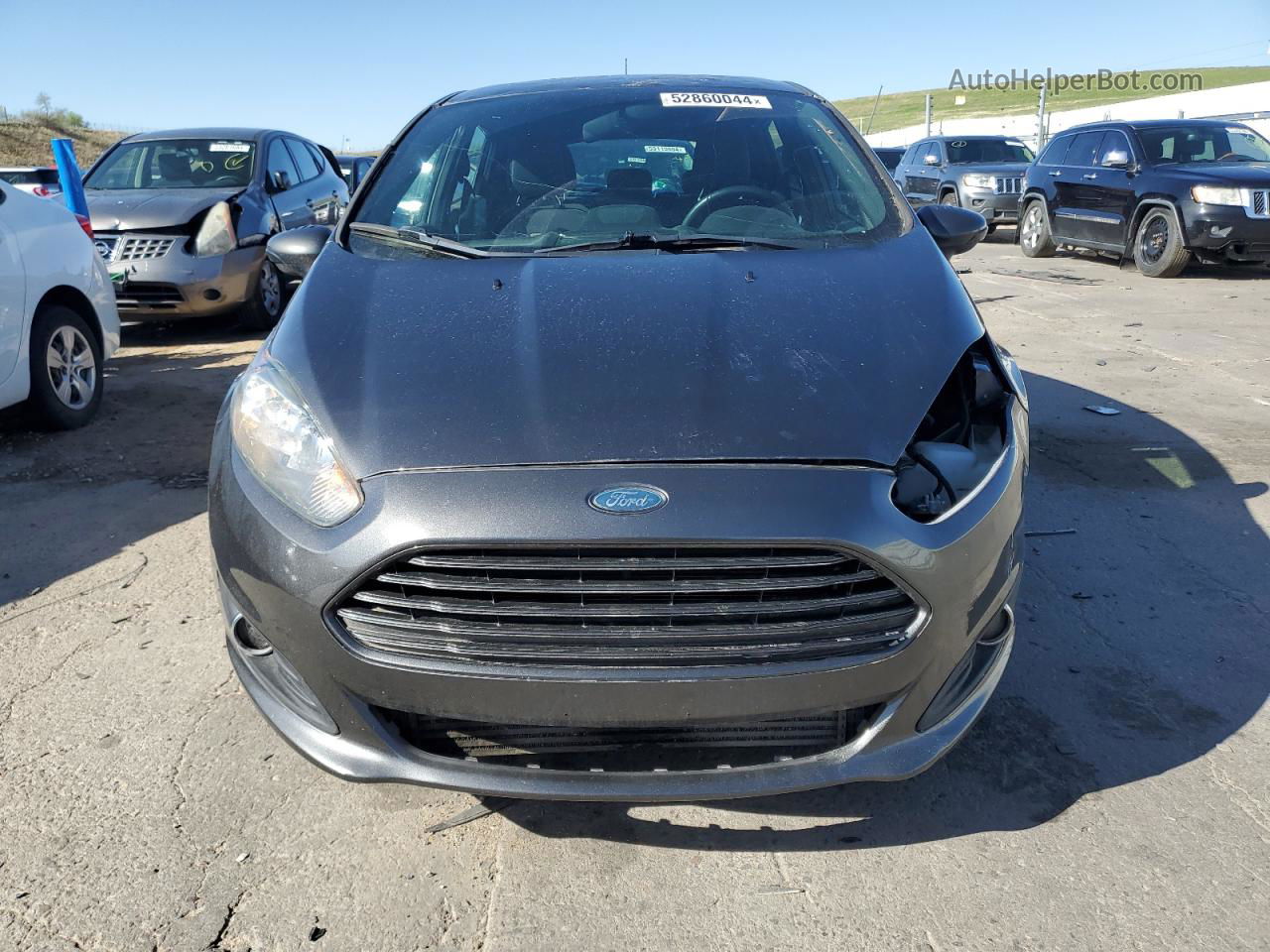 2017 Ford Fiesta St Charcoal vin: 3FADP4GX5HM102481