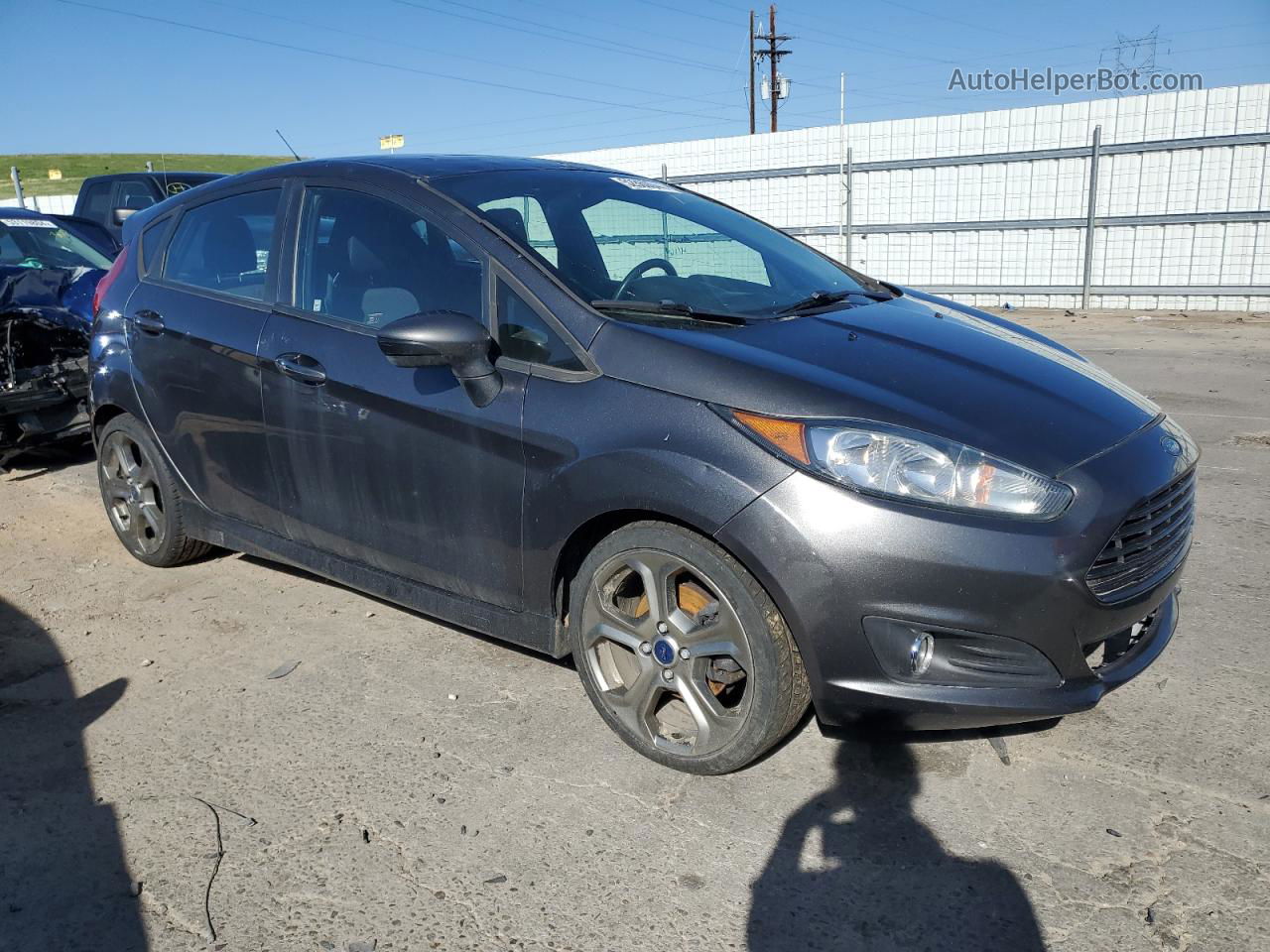 2017 Ford Fiesta St Charcoal vin: 3FADP4GX5HM102481