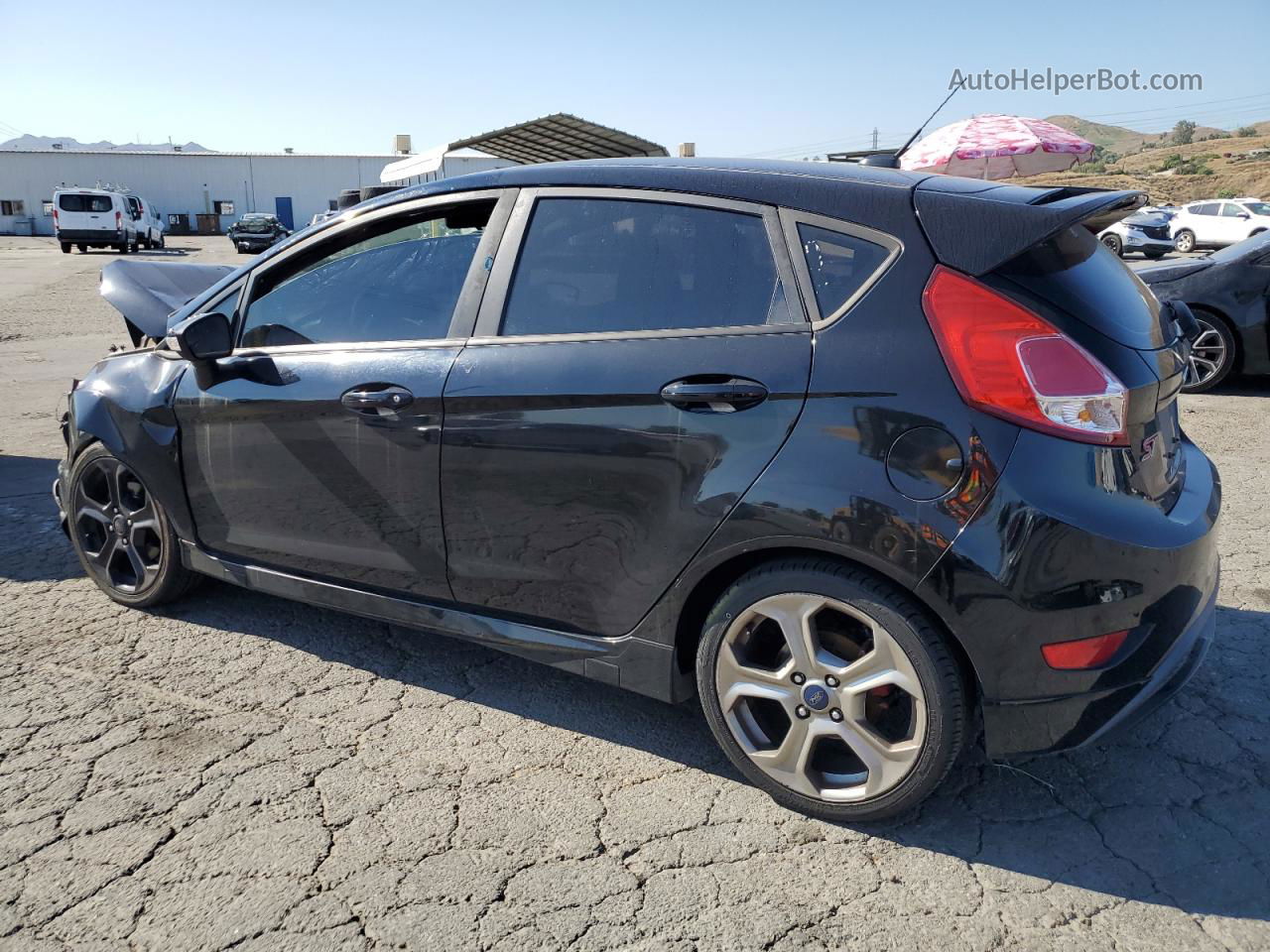 2017 Ford Fiesta St Black vin: 3FADP4GX5HM140423