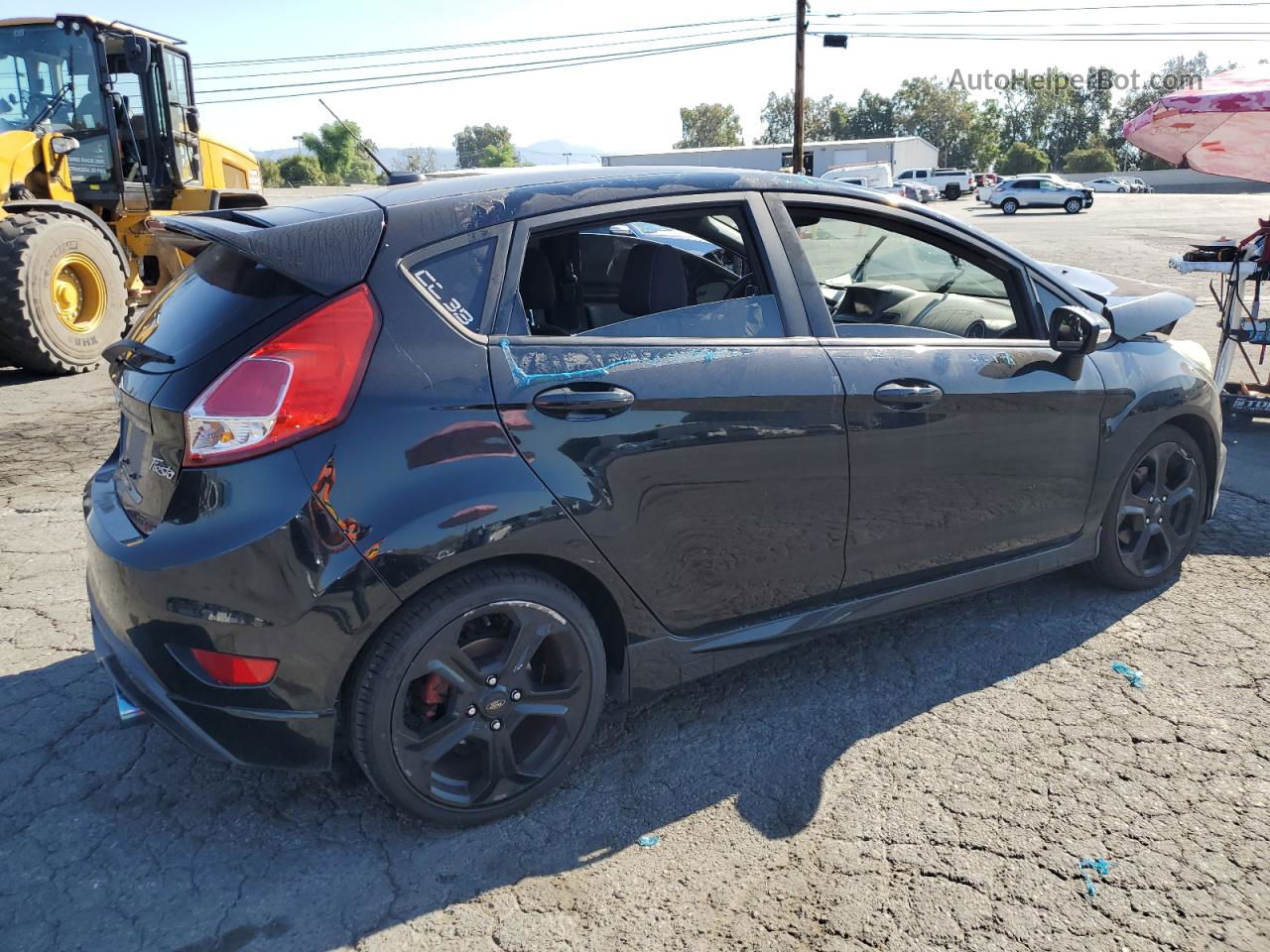 2017 Ford Fiesta St Black vin: 3FADP4GX5HM140423