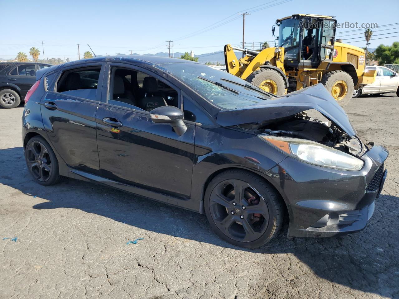 2017 Ford Fiesta St Black vin: 3FADP4GX5HM140423