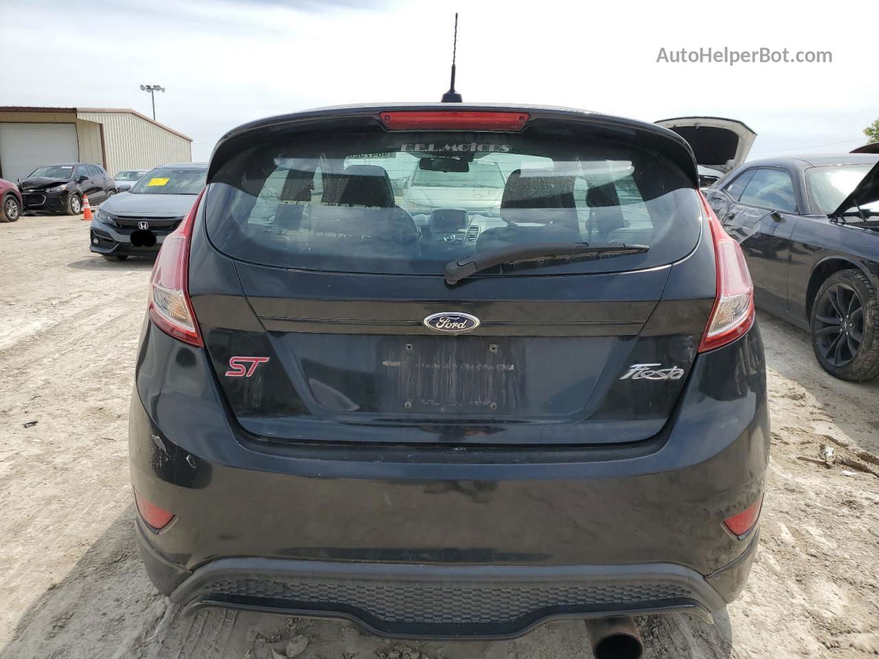 2015 Ford Fiesta St Black vin: 3FADP4GX6FM207866