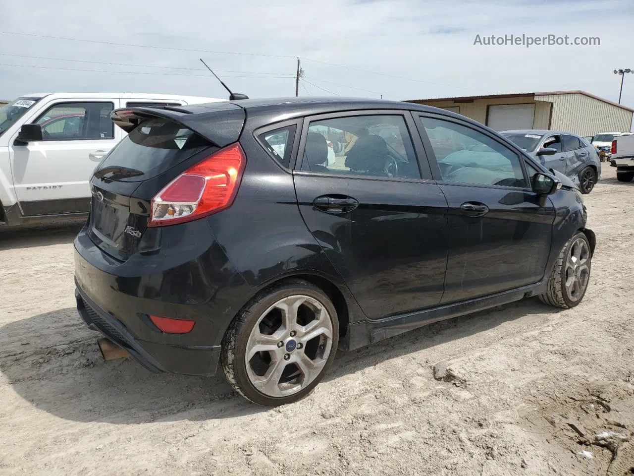 2015 Ford Fiesta St Черный vin: 3FADP4GX6FM207866