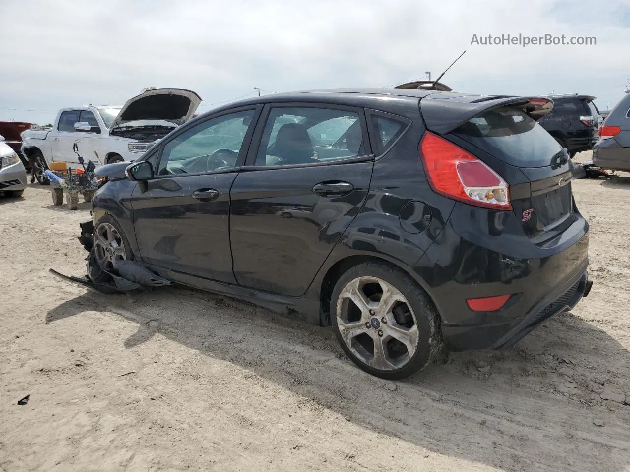 2015 Ford Fiesta St Black vin: 3FADP4GX6FM207866