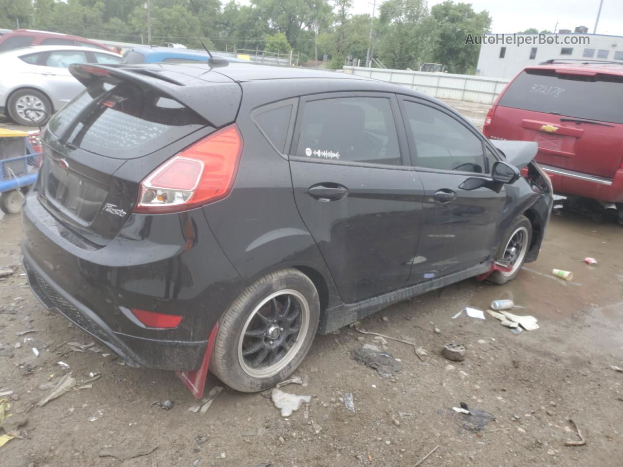 2017 Ford Fiesta St Black vin: 3FADP4GX6HM102280