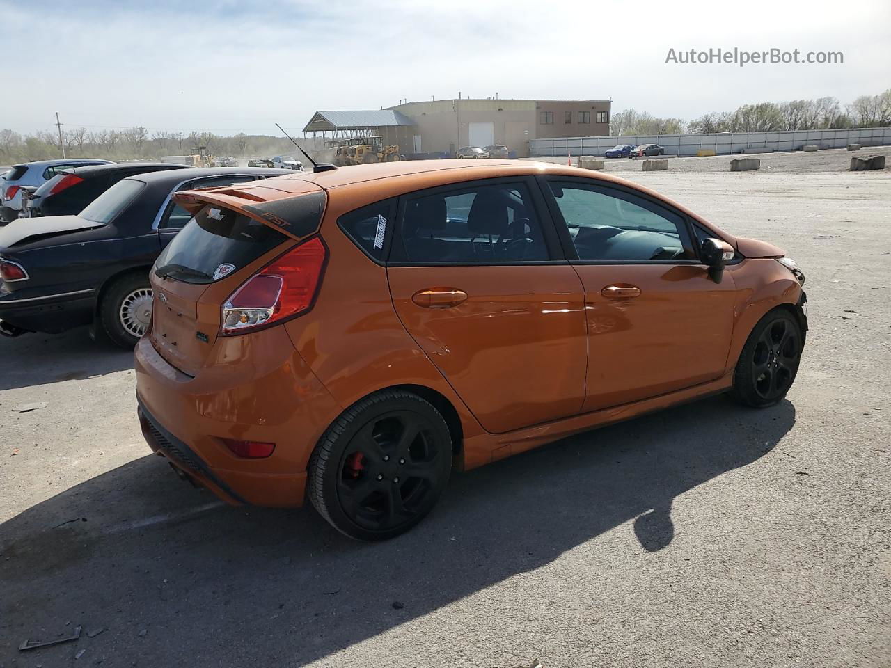 2017 Ford Fiesta St Orange vin: 3FADP4GX6HM146439