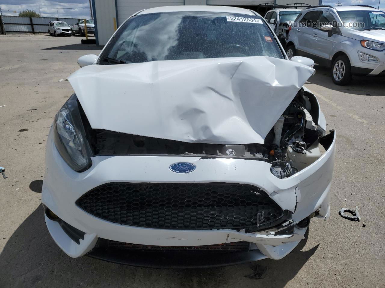 2015 Ford Fiesta St White vin: 3FADP4GX7FM142025