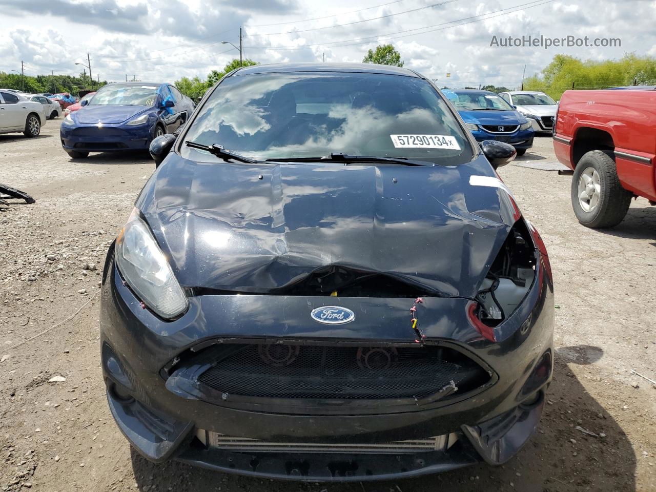 2019 Ford Fiesta St Black vin: 3FADP4GX7KM162396