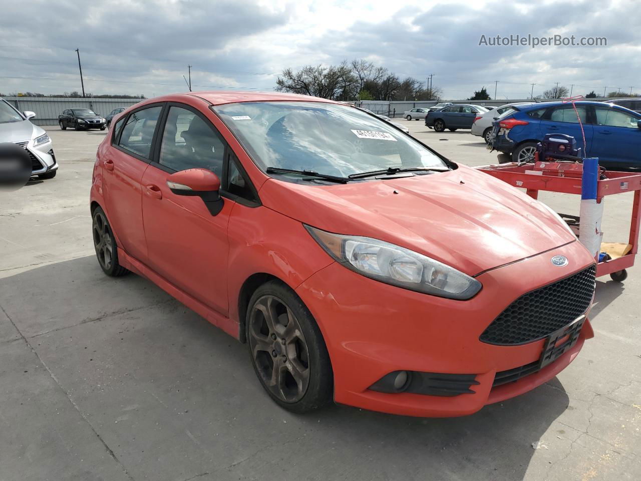 2015 Ford Fiesta St Red vin: 3FADP4GX8FM140512