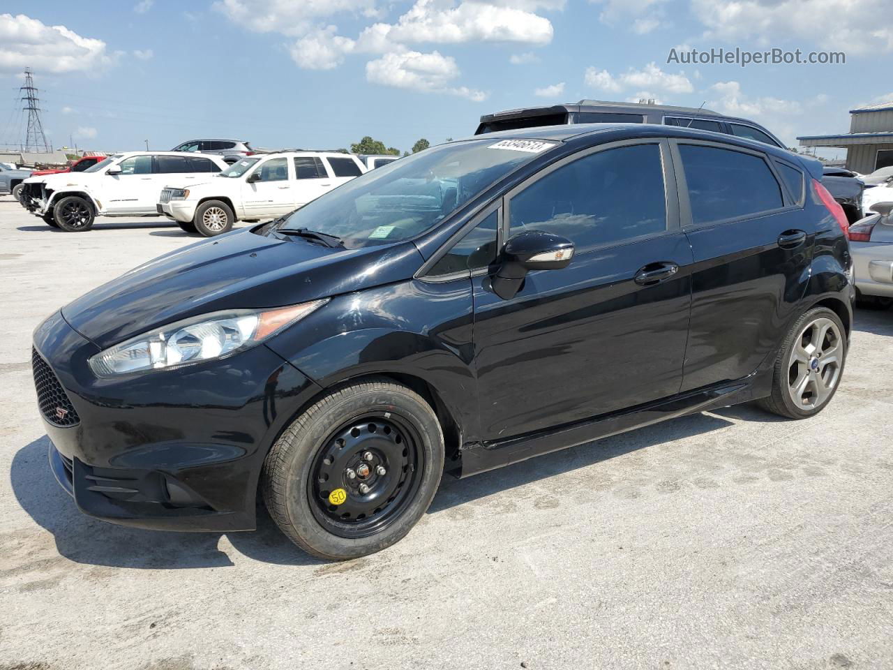 2017 Ford Fiesta St Black vin: 3FADP4GX8HM146376