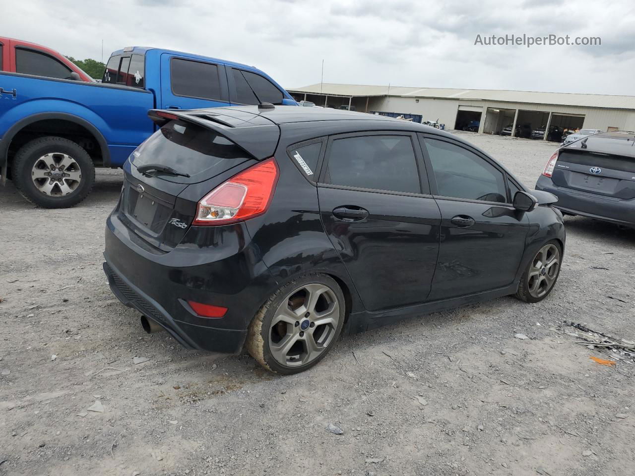 2016 Ford Fiesta St Black vin: 3FADP4GXXGM182570