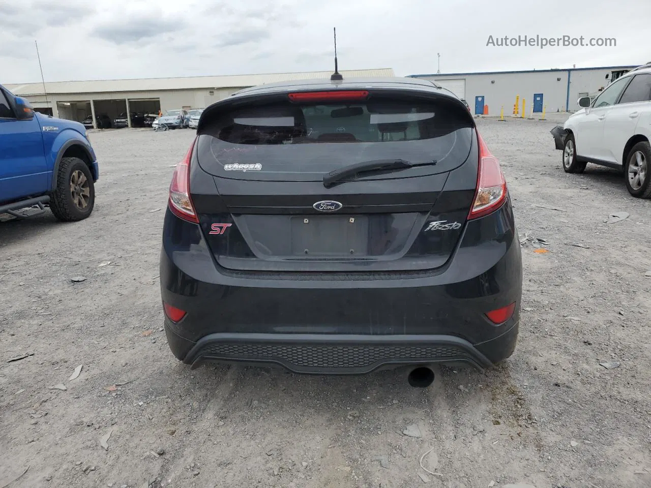 2016 Ford Fiesta St Black vin: 3FADP4GXXGM182570