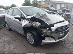 2016 Ford Fiesta S Silver vin: 3FADP4TJ0GM104140